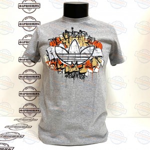 Футболка Adidas Originals Crossed Tref (Grey)